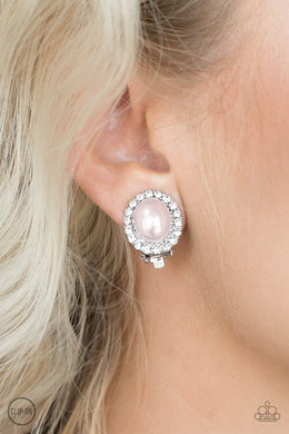 romantically-regal-pink-clip-on-earrings-paparazzi-accessories