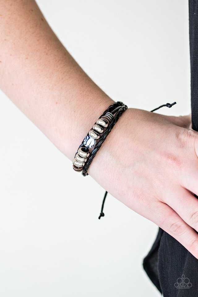 fearless-forester-black-bracelet-paparazzi-accessories