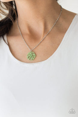 blossom-bliss-green-necklace-paparazzi-accessories
