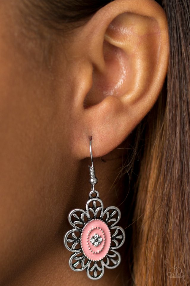 posy-party-pink-earrings-paparazzi-accessories