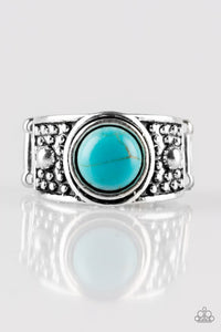 summer-oasis-blue-ring-paparazzi-accessories