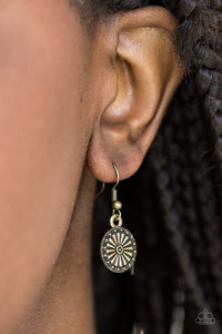 sunflower-summers-brass-earrings-paparazzi-accessories