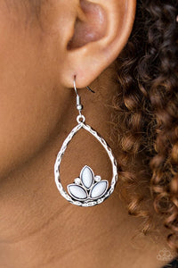 lotus-laguna-silver-earrings-paparazzi-accessories