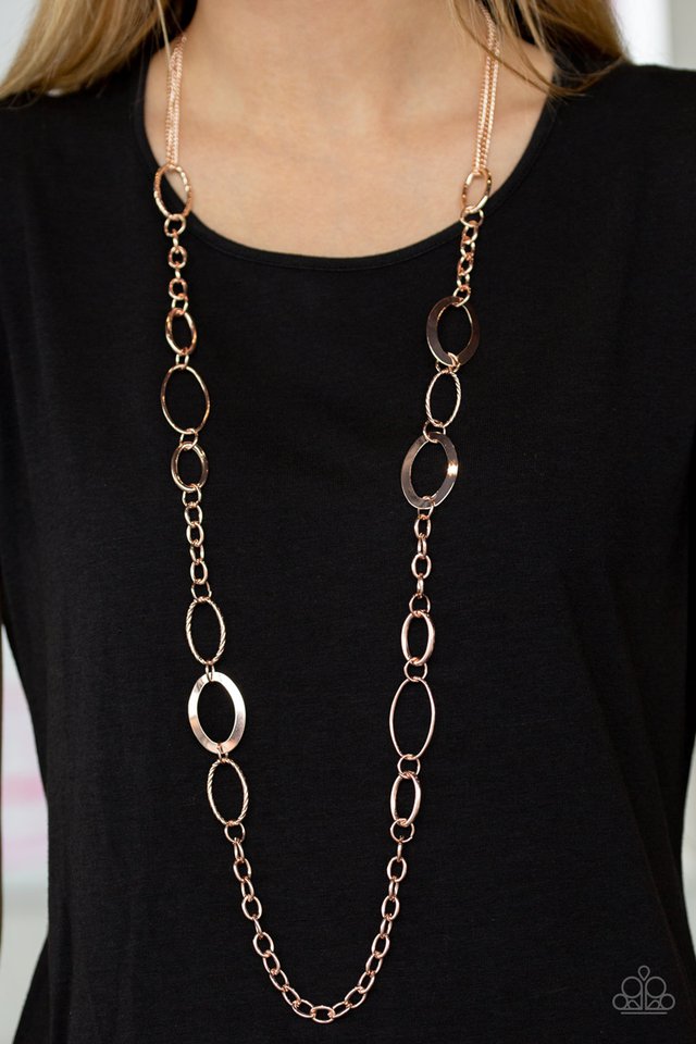 chain-cadence-rose-gold-necklace-paparazzi-accessories