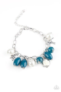 Love Doves - Blue Bracelet - Paparazzi Accessories - Sassysblingandthings