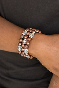 Undeniably Dapper - Brown Bracelet - Paparazzi Accessories
