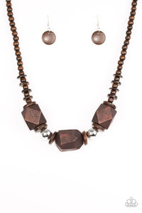 costa-maya-majesty-brown-necklace-paparazzi-accessories