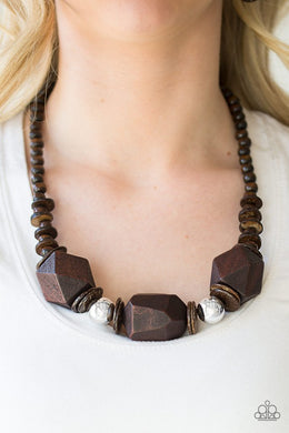 costa-maya-majesty-brown-necklace-paparazzi-accessories