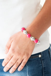 So Not Sorry - Pink Bracelet - Paparazzi Accessories