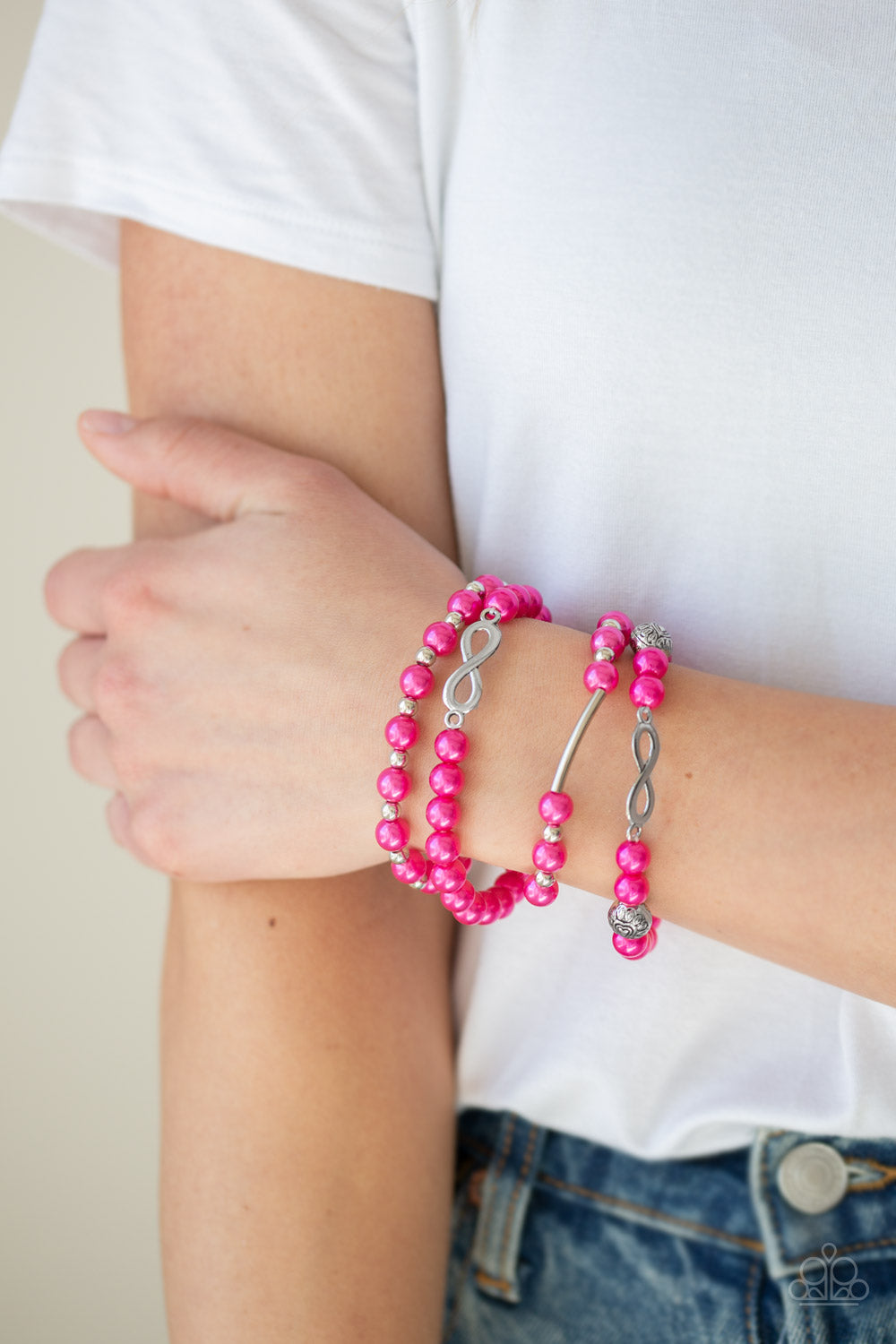 Limitless Luxury - Pink Bracelet - Paparazzi Accessories