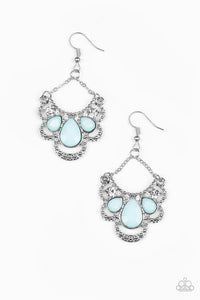 Caribbean Royalty - Blue Earrings - Paparazzi Accessories - Sassysblingandthings