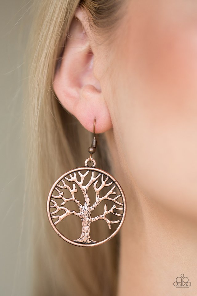 my-treehouse-is-your-treehouse-copper-earrings-paparazzi-accessories