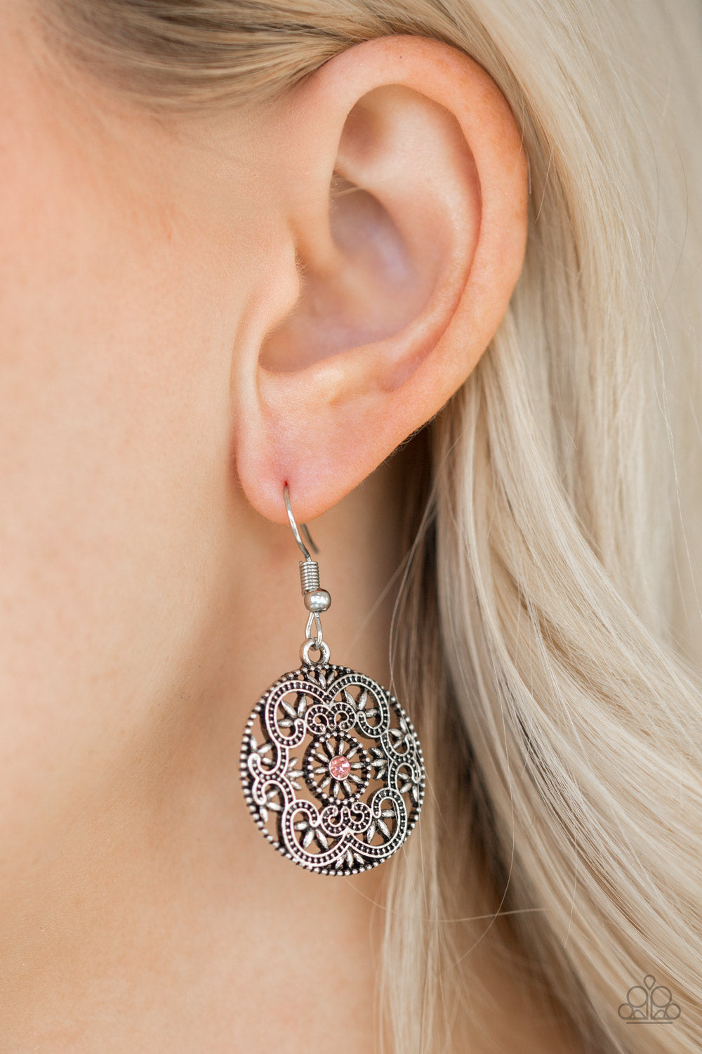 Rochester Royale - Pink Earrings - Paparazzi Accessories