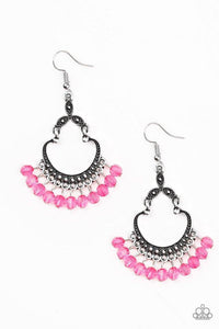Babe Alert - Pink Earrings - Paparazzi Accessories - Sassysblingandthings