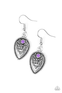 distance-pasture-purple-earrings-paparazzi-accessories