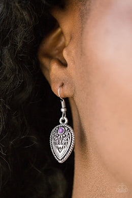 distance-pasture-purple-earrings-paparazzi-accessories