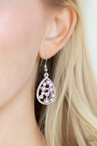 Fabulously Wealthy - Purple Earrings - Paparazzi Accessories