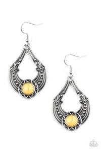 sol-sonata-yellow-earrings-paparazzi-accessories
