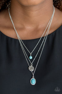 Southern Roots - Blue Necklace - Paparazzi Accessories