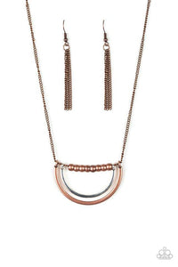 Artificial Arches - Copper Necklace - Paparazzi Accessories - Sassysblingandthings