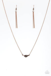 In-Flight Fashion - Copper Necklace - Paparazzi Accessories - Sassysblingandthings