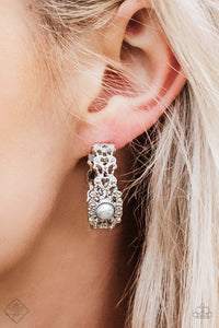Exquisite Expense - Silver Earrings - Paparazzi Accessories