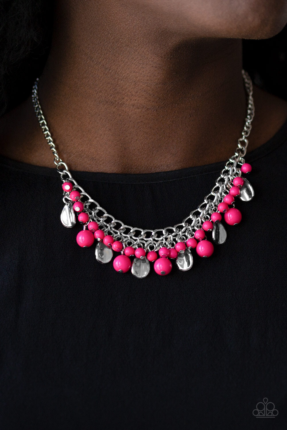 Summer Showdown - Pink Necklace - Paparazzi Accessories