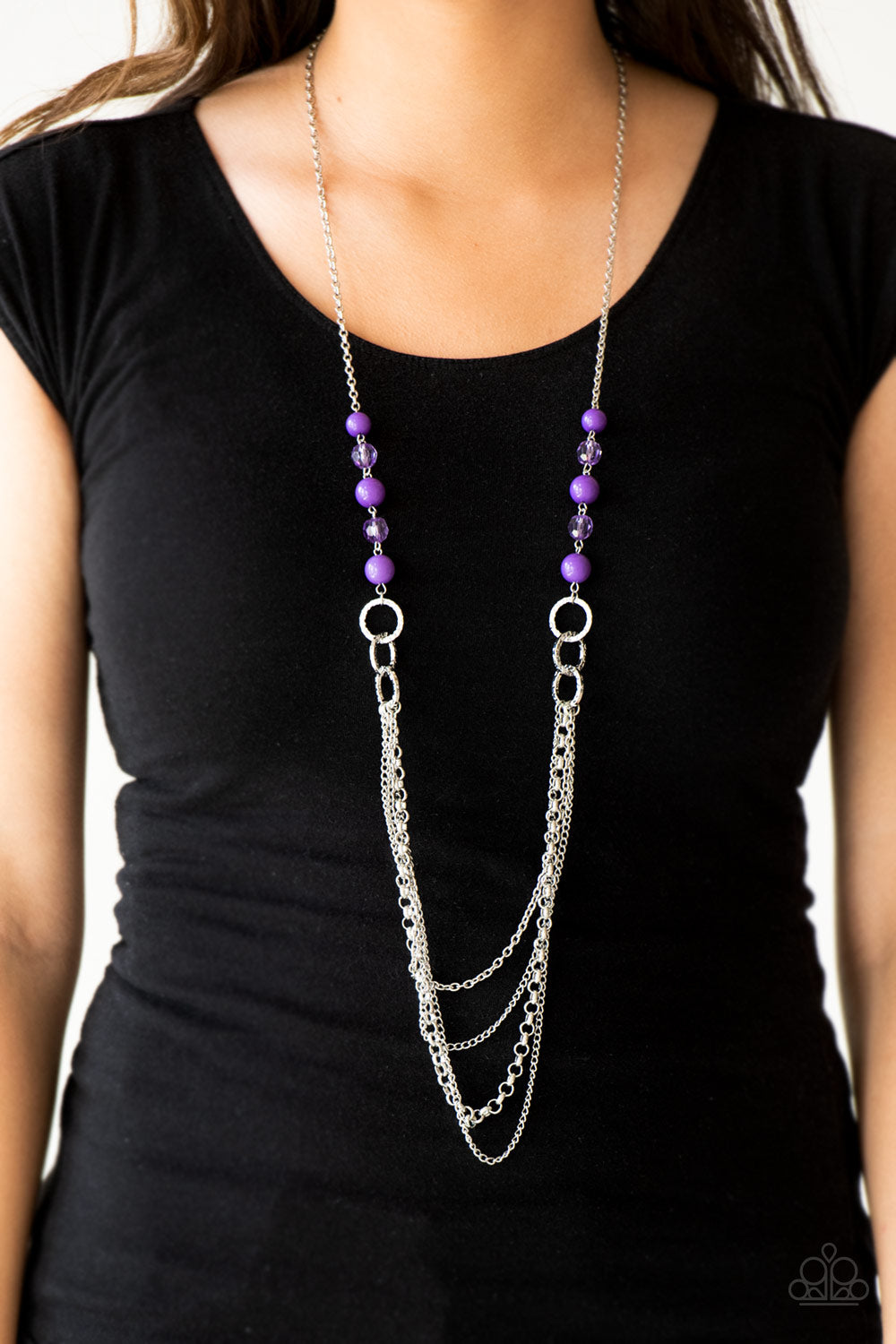 Vividly Vivid - Purple Necklace - Paparazzi Accessories