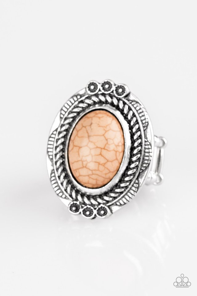 Tumblin Tumbleweeds - Brown Ring - Paparazzi Accessories ...