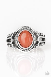 peacefully-peaceful-orange-ring-paparazzi-accessories