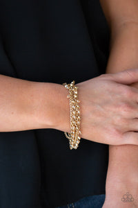 Cash Confidence - Gold Bracelet - Paparazzi Accessories