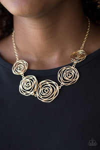 rosy-rosette-gold-necklace-paparazzi-accessories