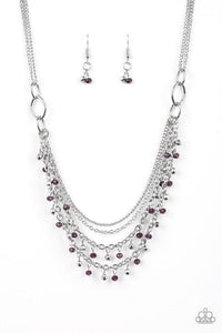 Financially Fabulous - Purple Necklace - Paparazzi Accessories - Sassysblingandthings