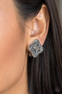 royal-fandom-silver-clip-on-earrings-paparazzi-accessories