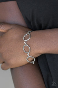 Dress The Part - Silver Bracelet - Paparazzi Accessories