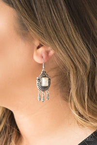 open-pastures-white-earrings-paparazzi-accessories