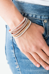 Fashion Fiend - Orange Bracelet - Paparazzi Accessories