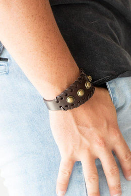 urban-cowboy-brown-bracelet-paparazzi-accessories
