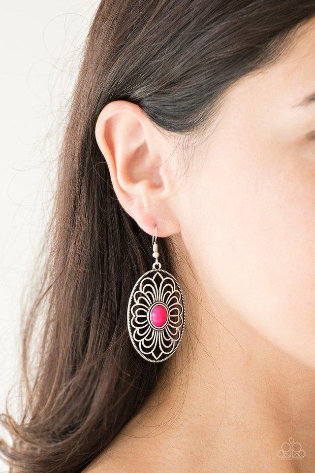 really-whimsy-pink-earrings-paparazzi-accessories