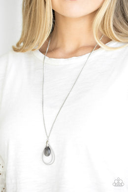 Teardrop Tranquility - Black Necklace - Paparazzi Accessories