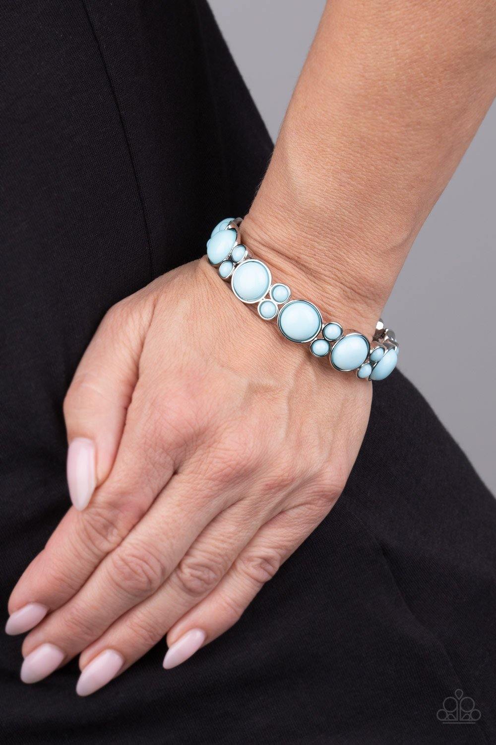 Bubbly Belle - Blue Bracelet - Paparazzi Accessories - Sassysblingandthings