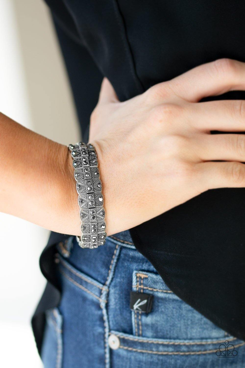 Modern Magnificence - Silver Bracelet - Paparazzi Accessories - Sassysblingandthings