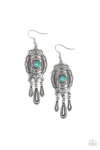 Natural Native - Blue Earrings - Paparazzi Accessories - Sassysblingandthings