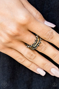 Heavy Metal Muse - Brass Ring - Paparazzi Accessories