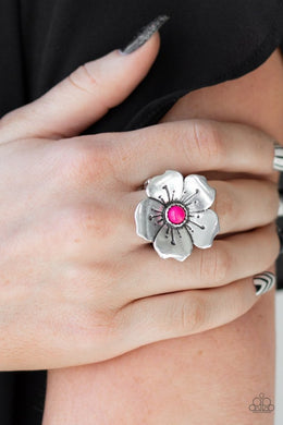 boho-blossom-pink-ring-paparazzi-accessories