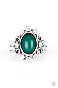Noticeably Notable - Green Ring - Paparazzi Accessories - Sassysblingandthings