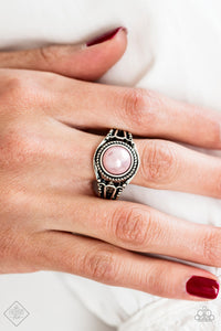 Ocean Outing - Pink Ring - Paparazzi Accessories