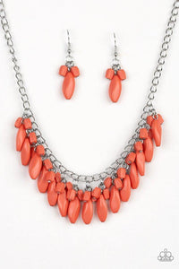 Bead Binge - Orange Necklace - Paparazzi Accessories - Sassysblingandthings