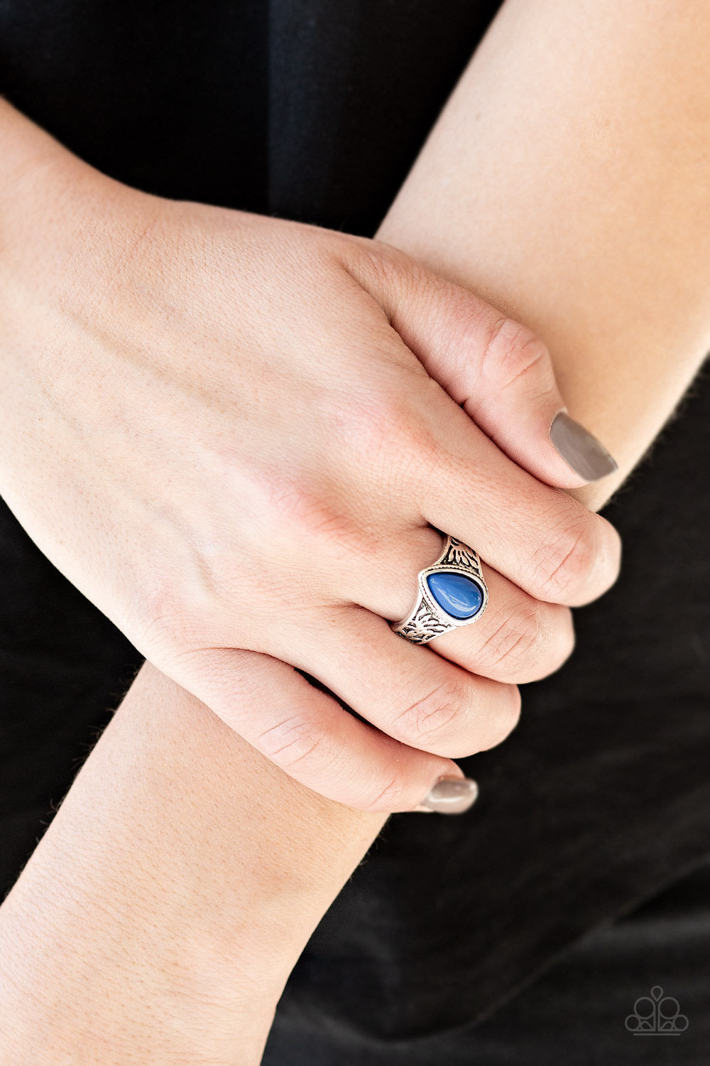 The ZEST Of Intentions - Blue Ring - Paparazzi Accessories