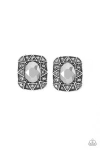 young-money-silver-post earrings-paparazzi-accessories